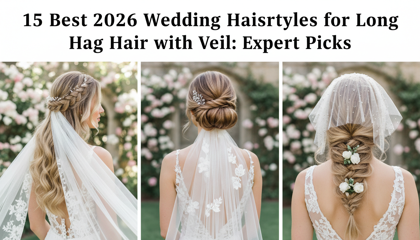 15 Best 2026 Wedding Hairstyles for Long Hair with Veil: Expert Picks