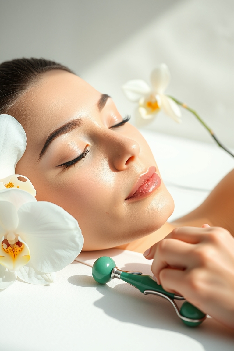 Skincare tools for achieving radiant skin for wedding day