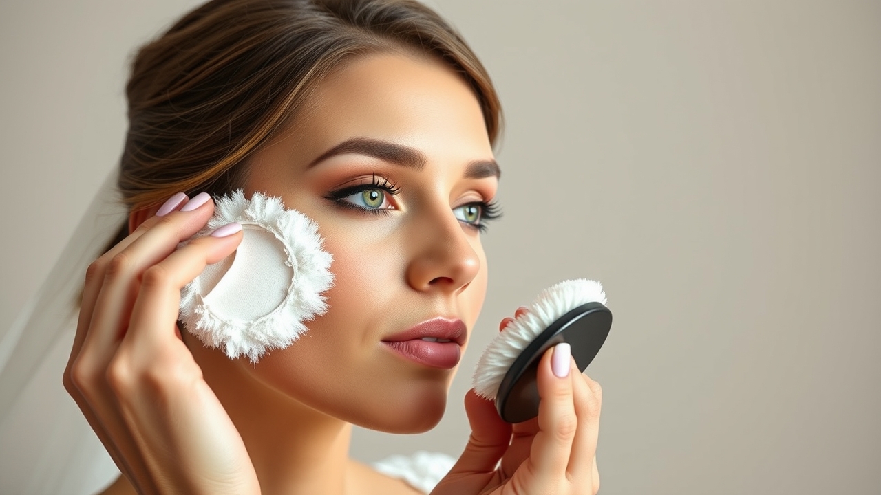 matte bridal makeup step