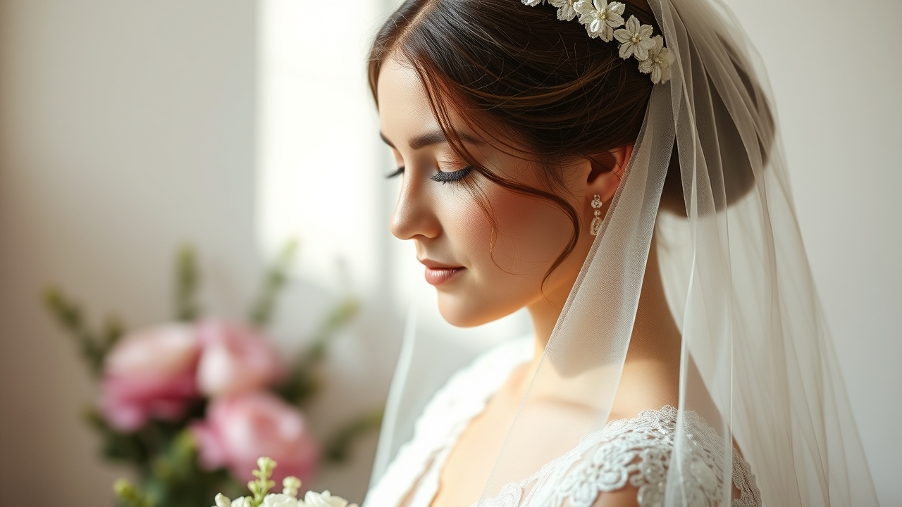 Likes even skin tone bride applying gentle cleanser before wedding