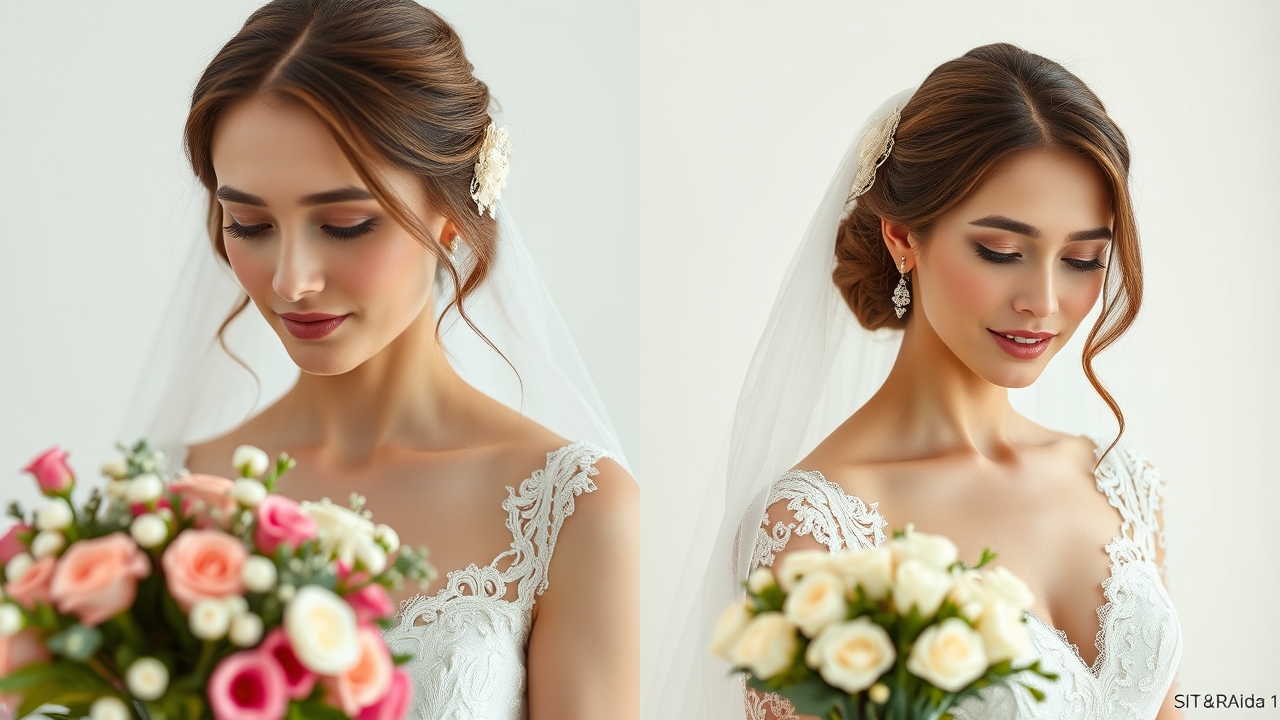 Sweatproof bridal makeup technique