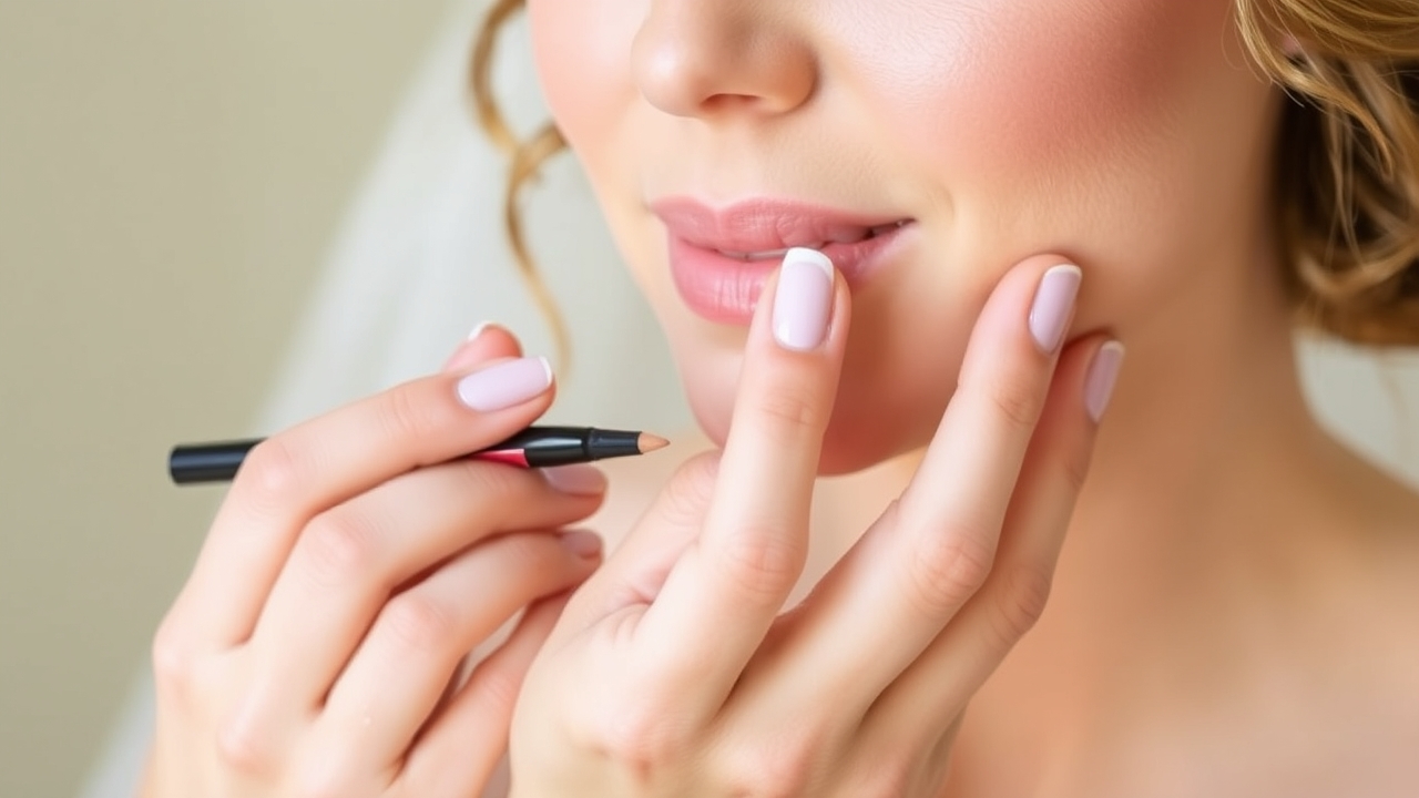 diy bridal makeup step illustration