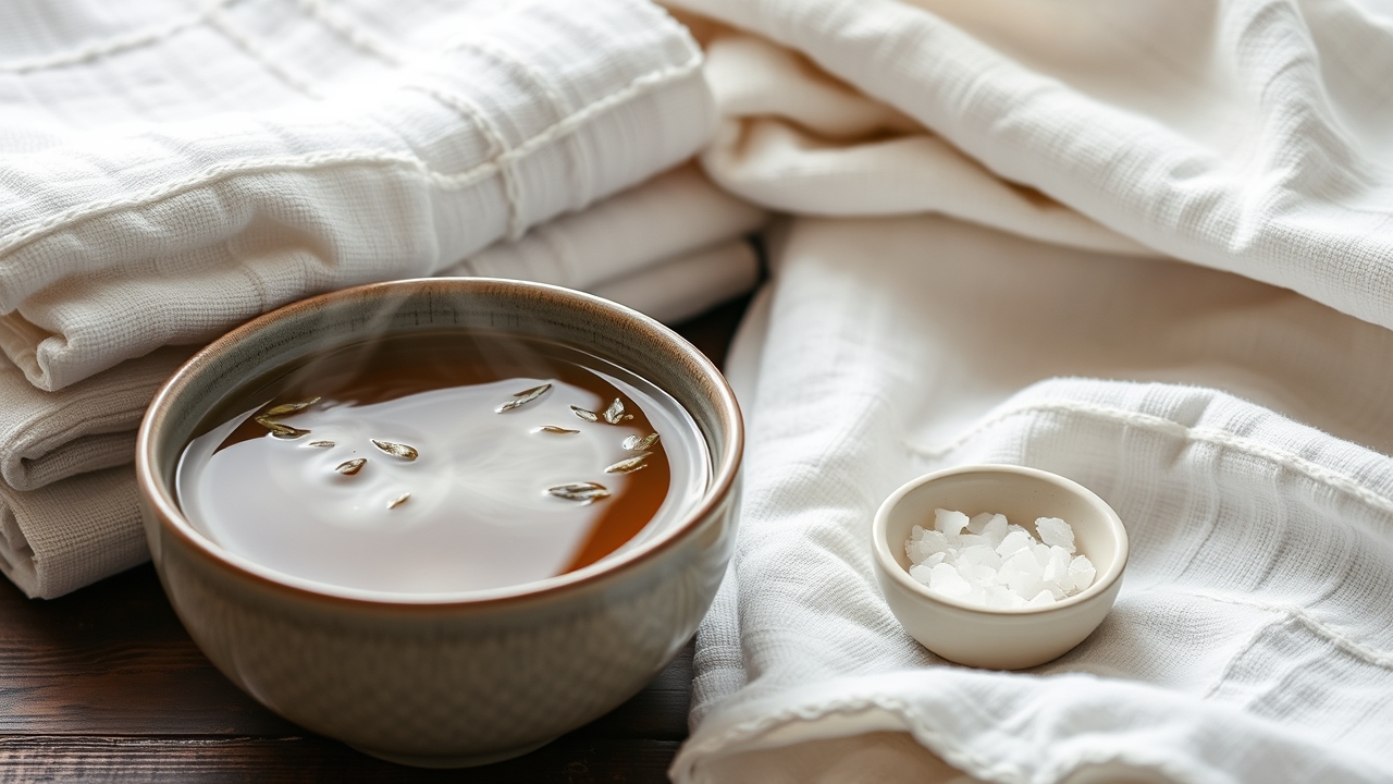 Relaxing elements of a bridal self care plan