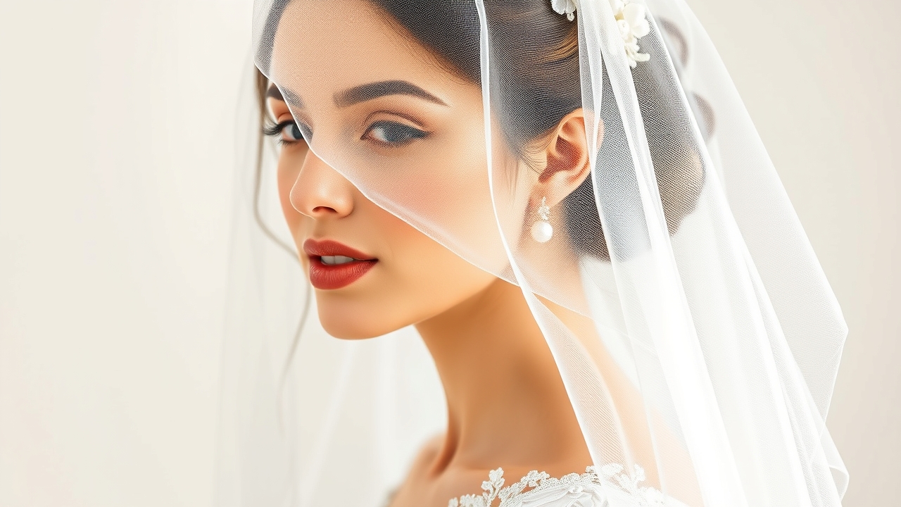 romantic wedding hair detail